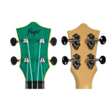 Flight TUS-35 GR Sopraan Ukulele Groen met Linden Top, ABS Body en Aquila Snaren