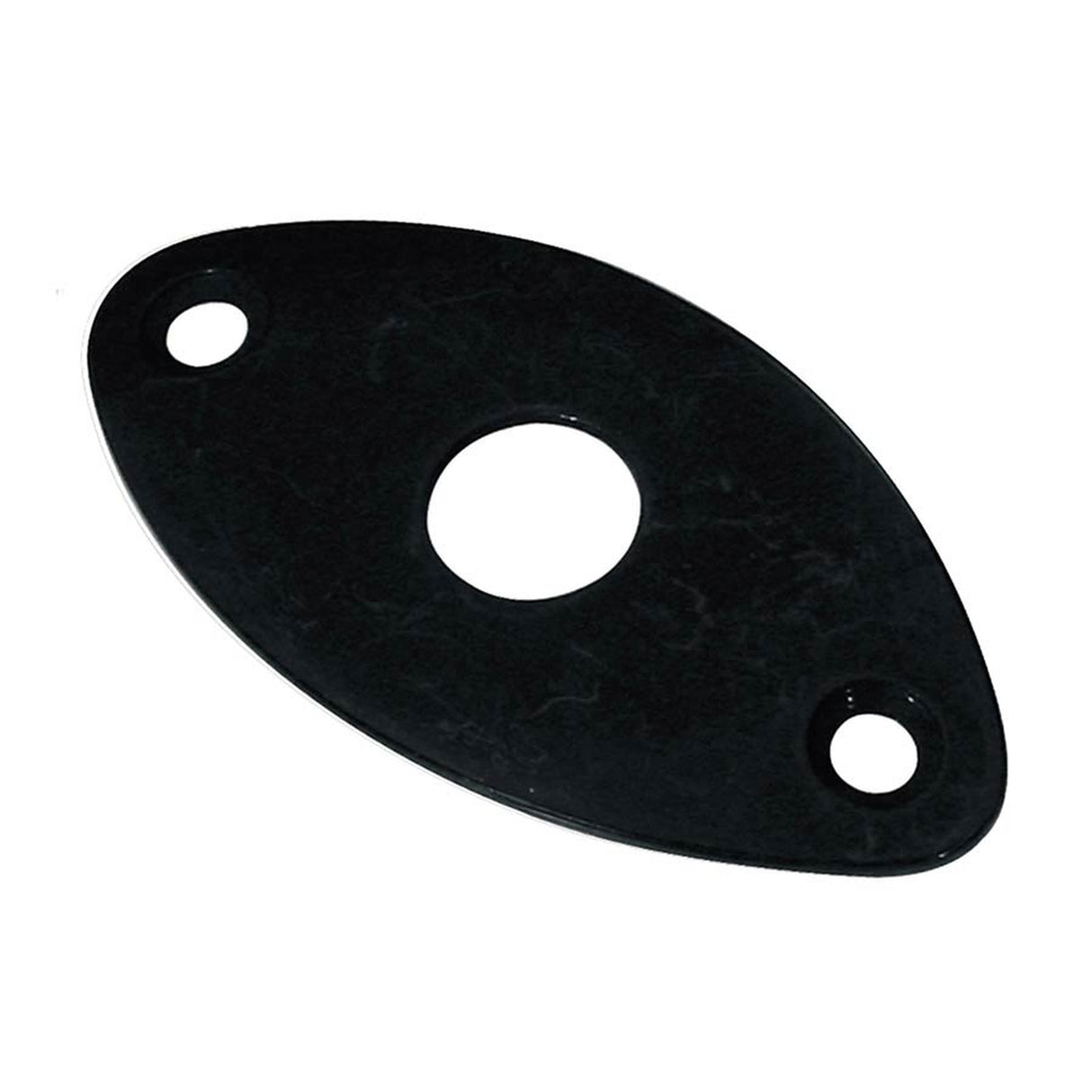 Boston JP-3-B jack plate, football shape, slanted metal, black