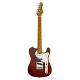 Aria 615-MK2 Hot Rod Collection Nashville RBRD Ruby rode elektrische gitaar