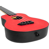Flight TUC-35 RD Concert Ukulele Rood met Linden Top, ABS Body en Aquila Nylgut Snaren