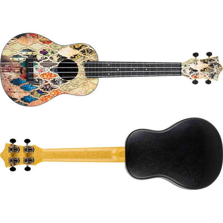 Flight TUC-40 GRANADA Concert Ukulele met Linden Top, ABS Body en Granada Print