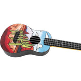 Flight TUC-UCU U Can Uke Signature Concert Ukulele met Linden Top, ABS Body en Desert Print