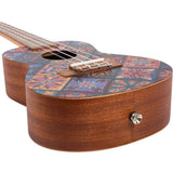Flight AUC-33 Fusion Concert Ukulele met Sapele Body, Art Design en Aquila Nylgut Snaren