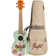 Flight AUC-33 Cupcake Concert Ukulele met Spruce Top, Sapele Body en Aquila Nylgut Snaren