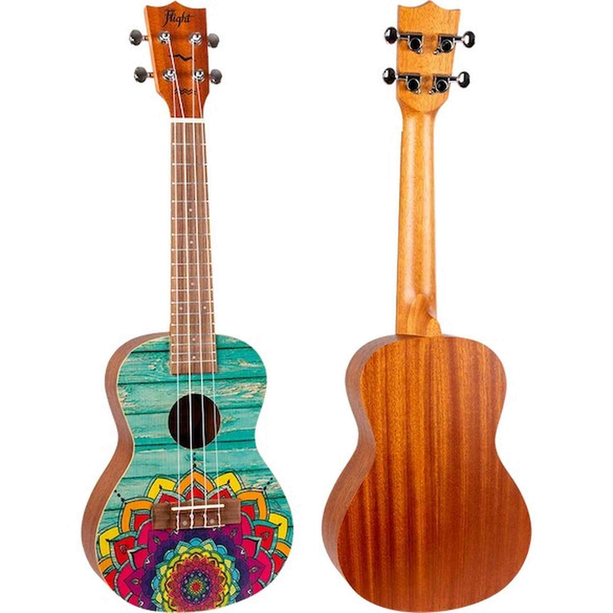Flight AUC-33 Mansion Concert Ukulele met Spruce Top, Sapele Body en Aquila Nylgut Snaren