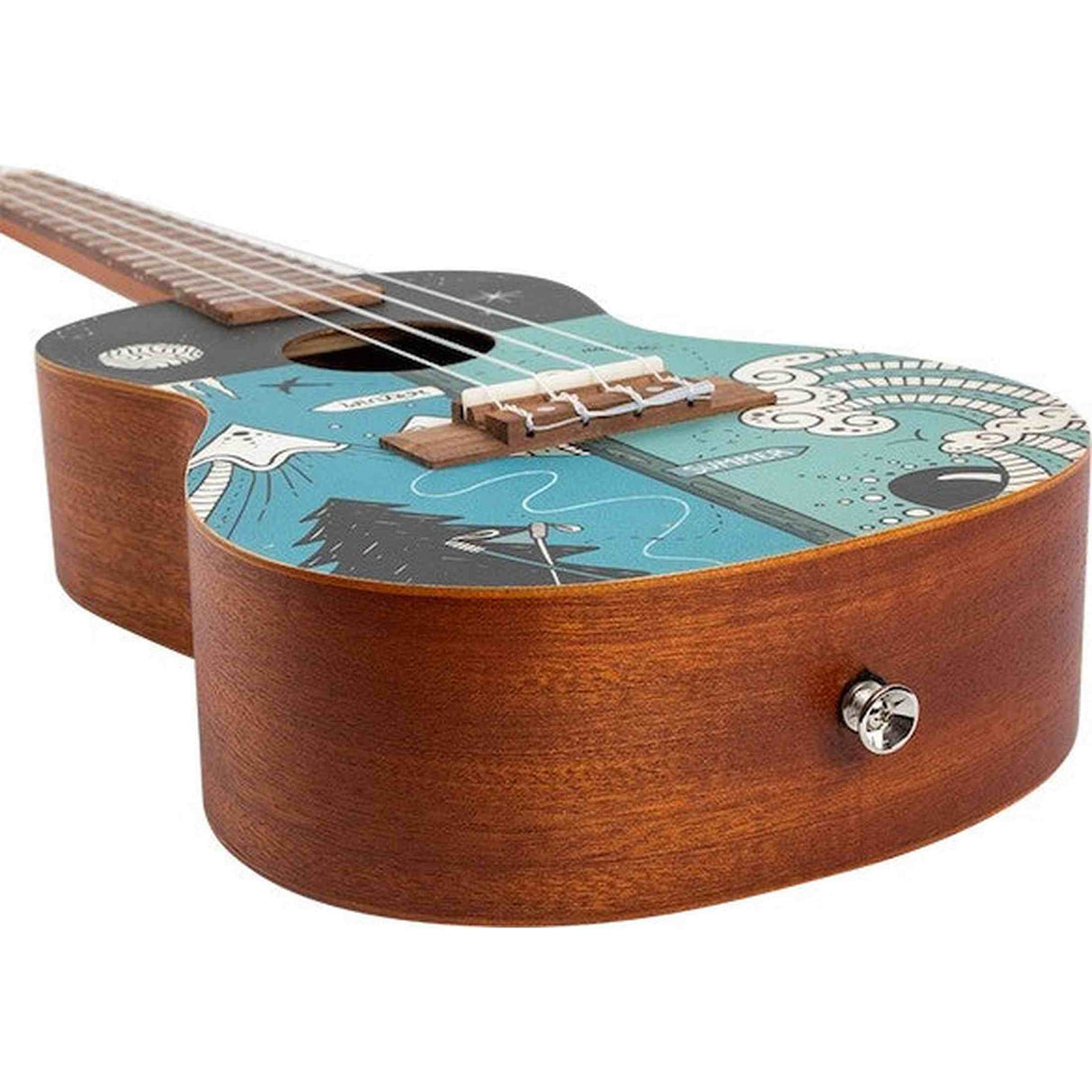 Flight AUC-33 Two Seasons Concert Ukulele met Spruce Top, Sapele Body en Aquila Nylgut Snaren