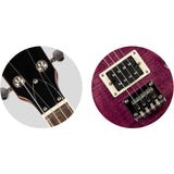 Flight VANGUARD TENOR TPP Elektrische Solidbody Tenor Ukulele met 2 Humbuckers