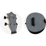 Flight TUS-65 SILVER Soprano Ukulele met Linden Top, ABS Body en Silver Afwerking