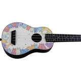 Flight TUS40 Kitty Travel Ukulele Soprano met Linden Top en ABS Body