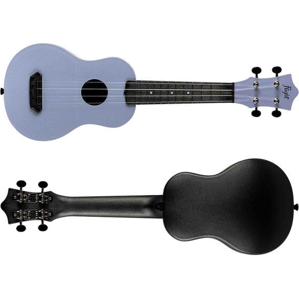 Flight UTS-35 FOG Ultra Travel Soprano Ukulele met Polycarbonate Body en Fluorocarbon Snaren