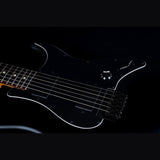 JET JS-400 MBK R S-style Elektrische Gitaar HH Tremolo Rosewood Toets Mat Zwart