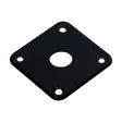 Boston JP-100-B jack plate, square, plastic 34x34mm, flat, black