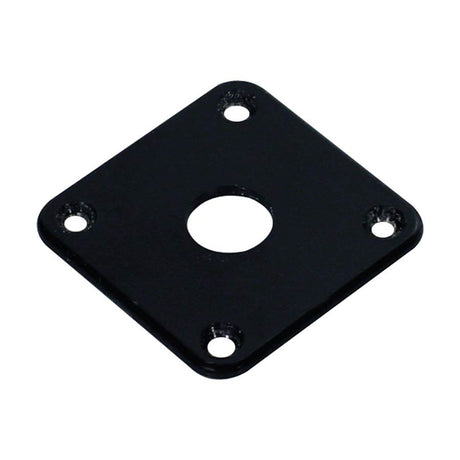 Boston JP-100-B jack plate, square, plastic 34x34mm, flat, black