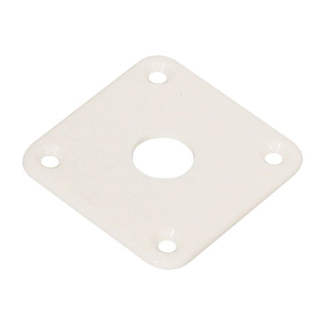 Boston JP-100-W jack plate, square, plastic 34x34mm, flat, white