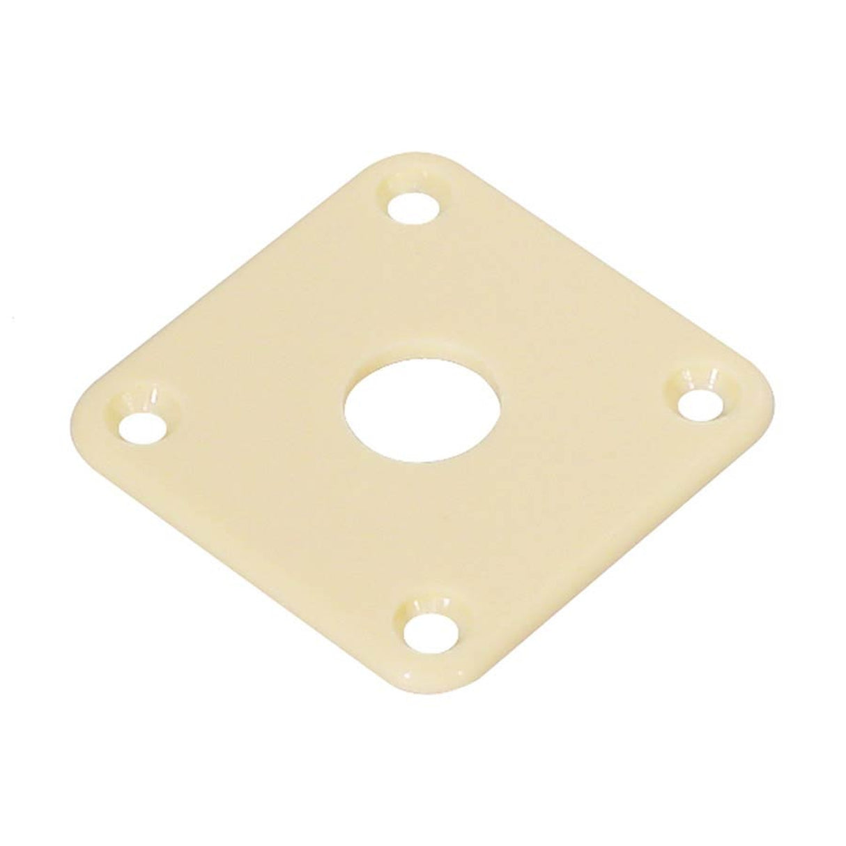 Boston JP-100-IV jack plate, square, plastic 34x34mm, flat, ivory