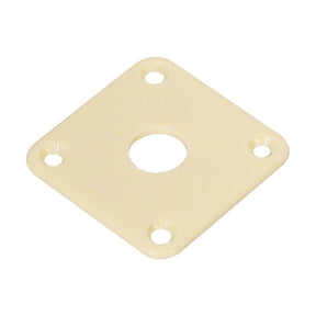 Boston JP-100-IV jack plate, square, plastic 34x34mm, flat, ivory