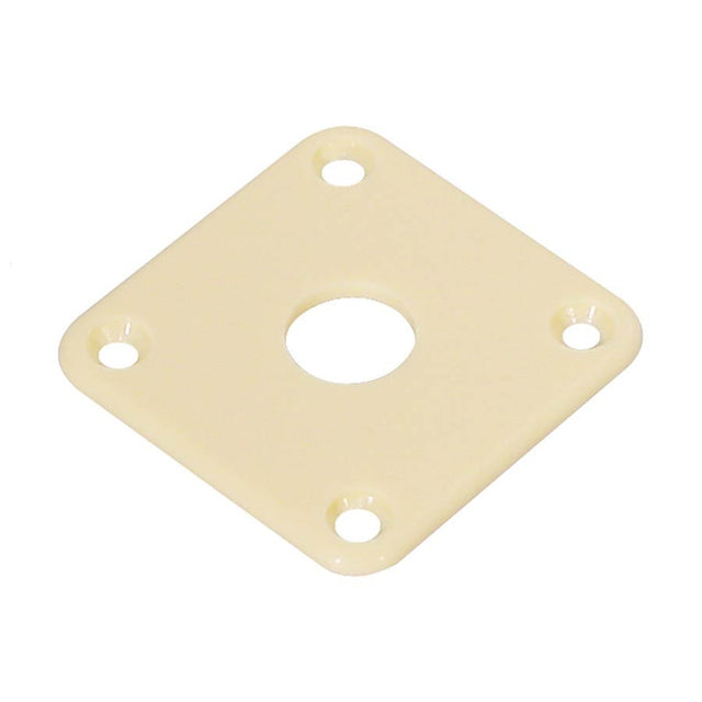 Boston JP-100-IV jack plate, square, plastic 34x34mm, flat, ivory