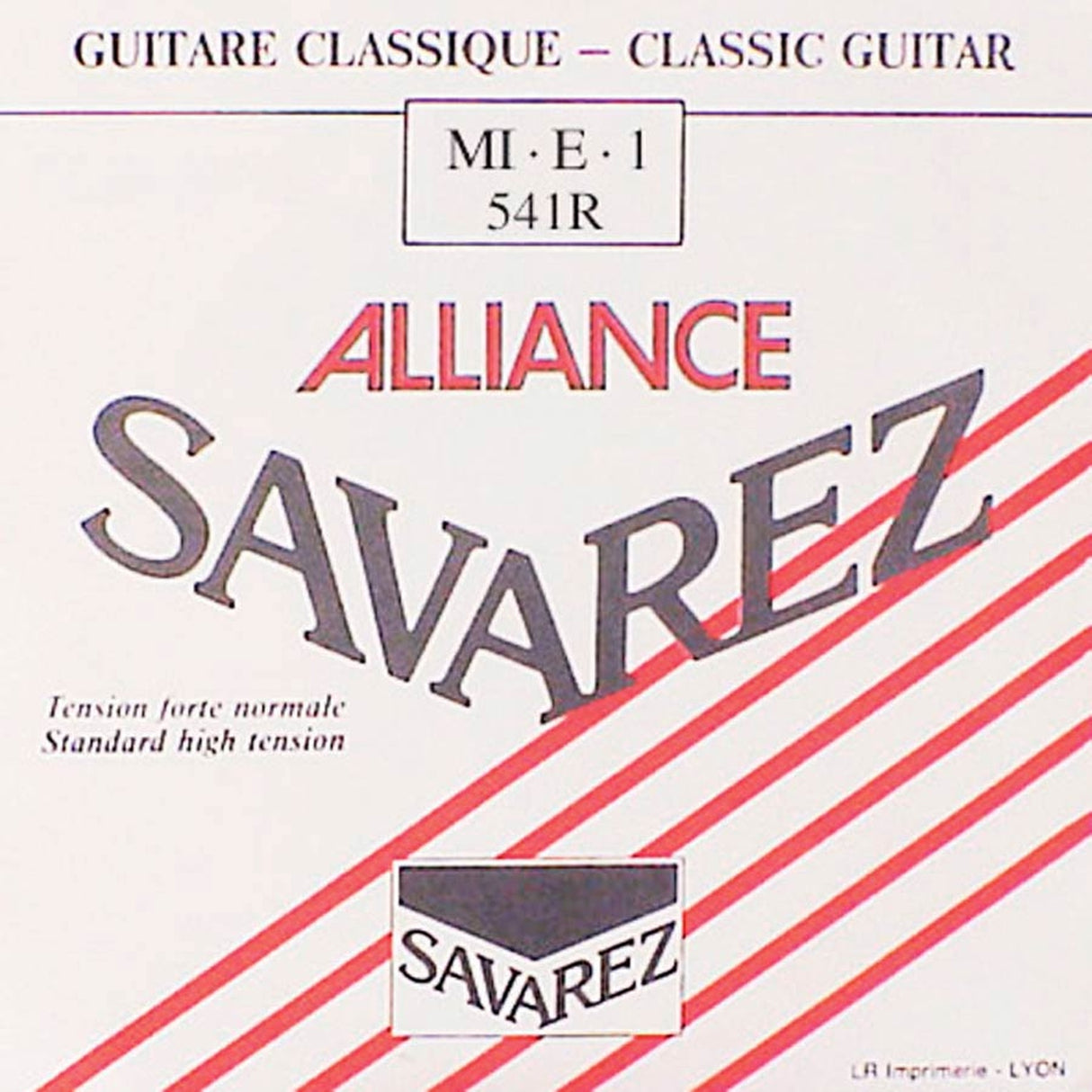 Savarez 541-R E-1 snaar, clear KF composite fiber, from 540-R and 500-AR set, normal tension