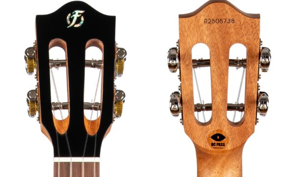 Flight Iris Concert Calantas Ukulele met Solid Calantas Top, Mahogany Body en Fluorocarbon Snaren