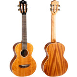 Flight Iris Tenor Calantas Ukulele met Solid Calantas Top, Mahogany Body en Fluorocarbon Snaren