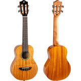 Flight Iris Tinta Concert NA Ukulele met All Solid Mahogany Body, Rosewood Toets en Fluorocarbon Snaren