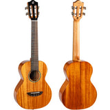 Flight Iris Tinta Tenor NA Ukulele met All Solid Mahogany Body, Rosewood Toets en Fluorocarbon Snaren
