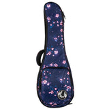 Flight FUB-S-SAKURA Gevoerde Gigbag voor Soprano Ukulele met Sakura Design en Accessoirevak