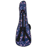 Flight FUB-T-SAKURA Gepolsterte Gigbag für Tenor-Ukulele mit Sakura-Design und Zubehörfach