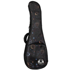 Flight FUB-S-GALAXY Gevoerde Gigbag voor Soprano Ukulele met Galaxy Design en Accessoirevak