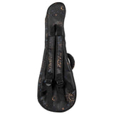 Flight FUB-S-GALAXY Gevoerde Gigbag voor Soprano Ukulele met Galaxy Design en Accessoirevak