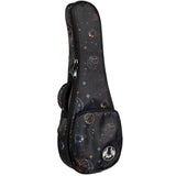 Flight FUB-S-GALAXY Gevoerde Gigbag voor Soprano Ukulele met Galaxy Design en Accessoirevak
