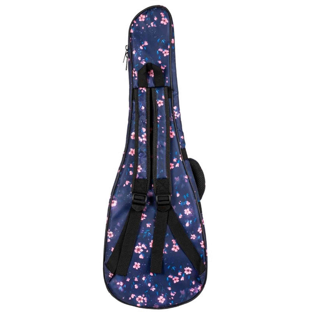 Flight FUB-B-SAKURA Gepolsterte Gigbag für Bariton-Ukulele mit Sakura-Design und Zubehörtasche