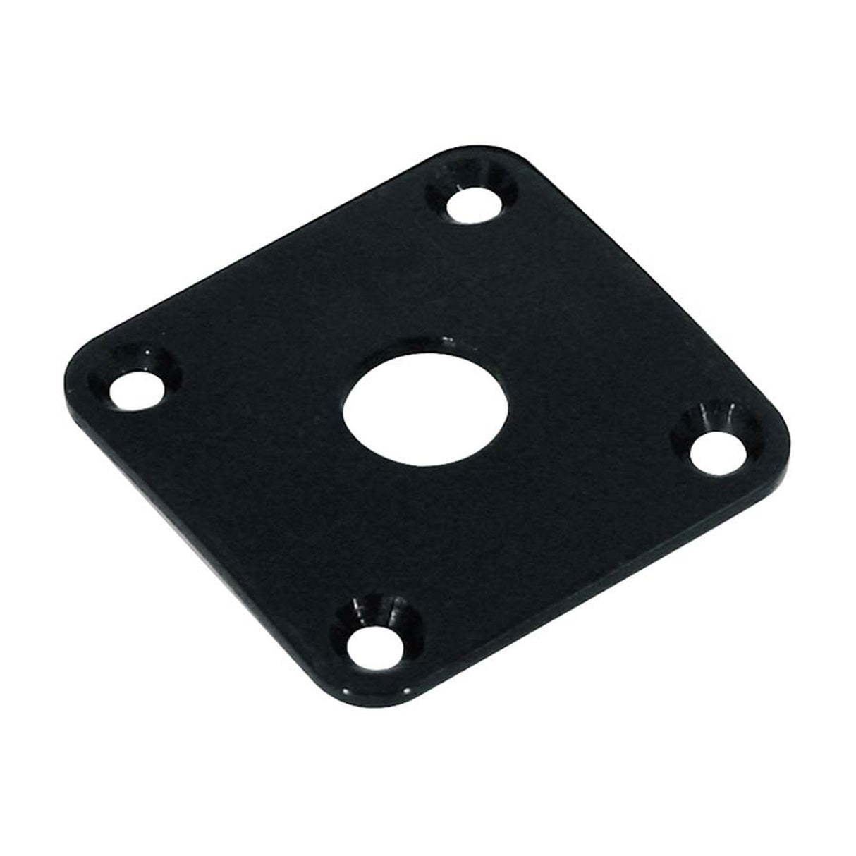 Boston JP-5-B jack plate, square, flat metal, black