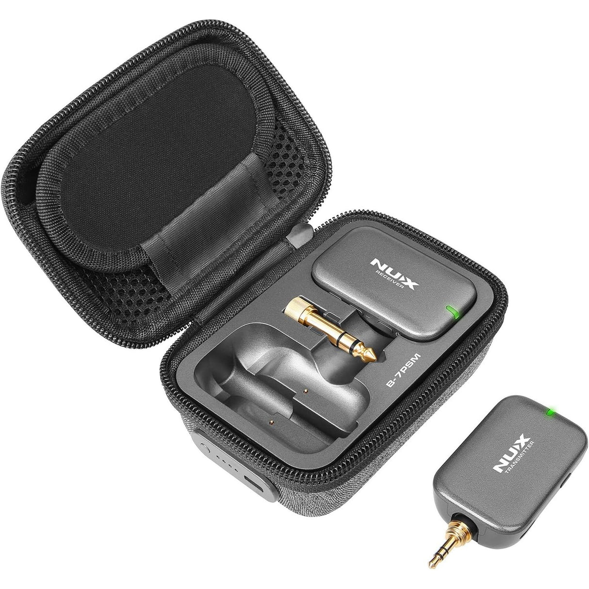 Nux B-7PSM draadloos in-ear monitor systeem met oplaadcase