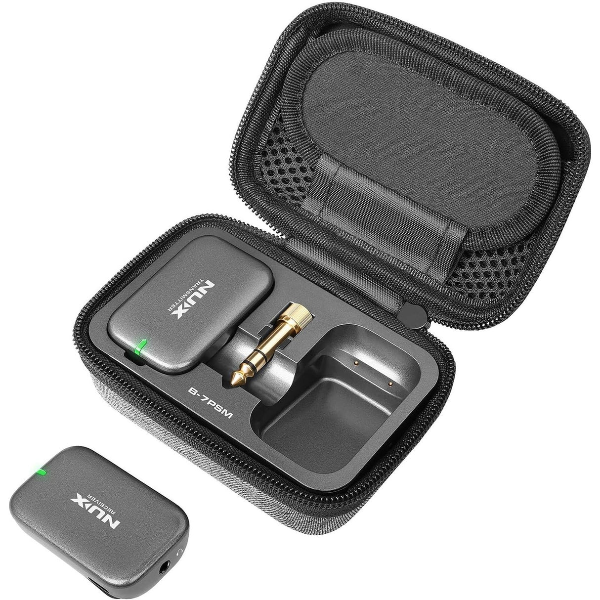 Nux B-7PSM draadloos in-ear monitor systeem met oplaadcase