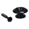 Boston EP-HN-B strap buttons, metal, with screw, spherical model, diameter 17mm, 2-pack, black