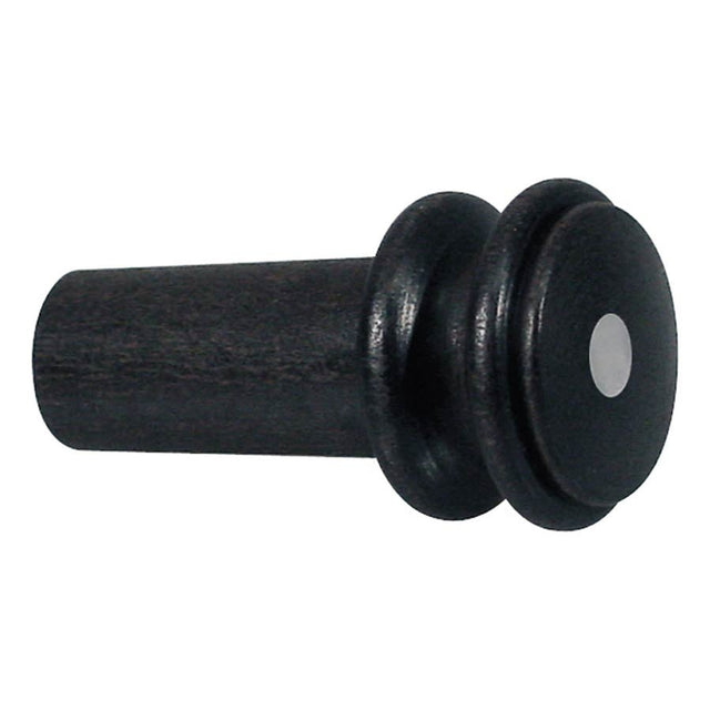 Boston 333-E endpin, ebony, 1-pack, with pearloid eye