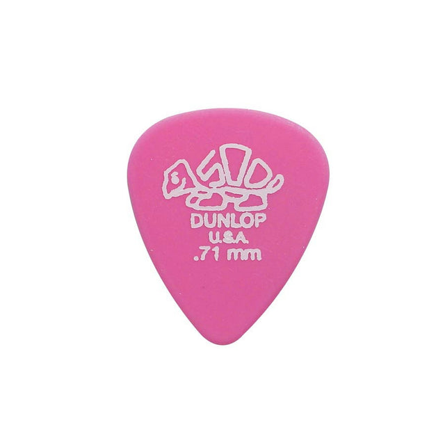 Dunlop 41-R-71 0.71 mm. plectra, roze, 72-pack