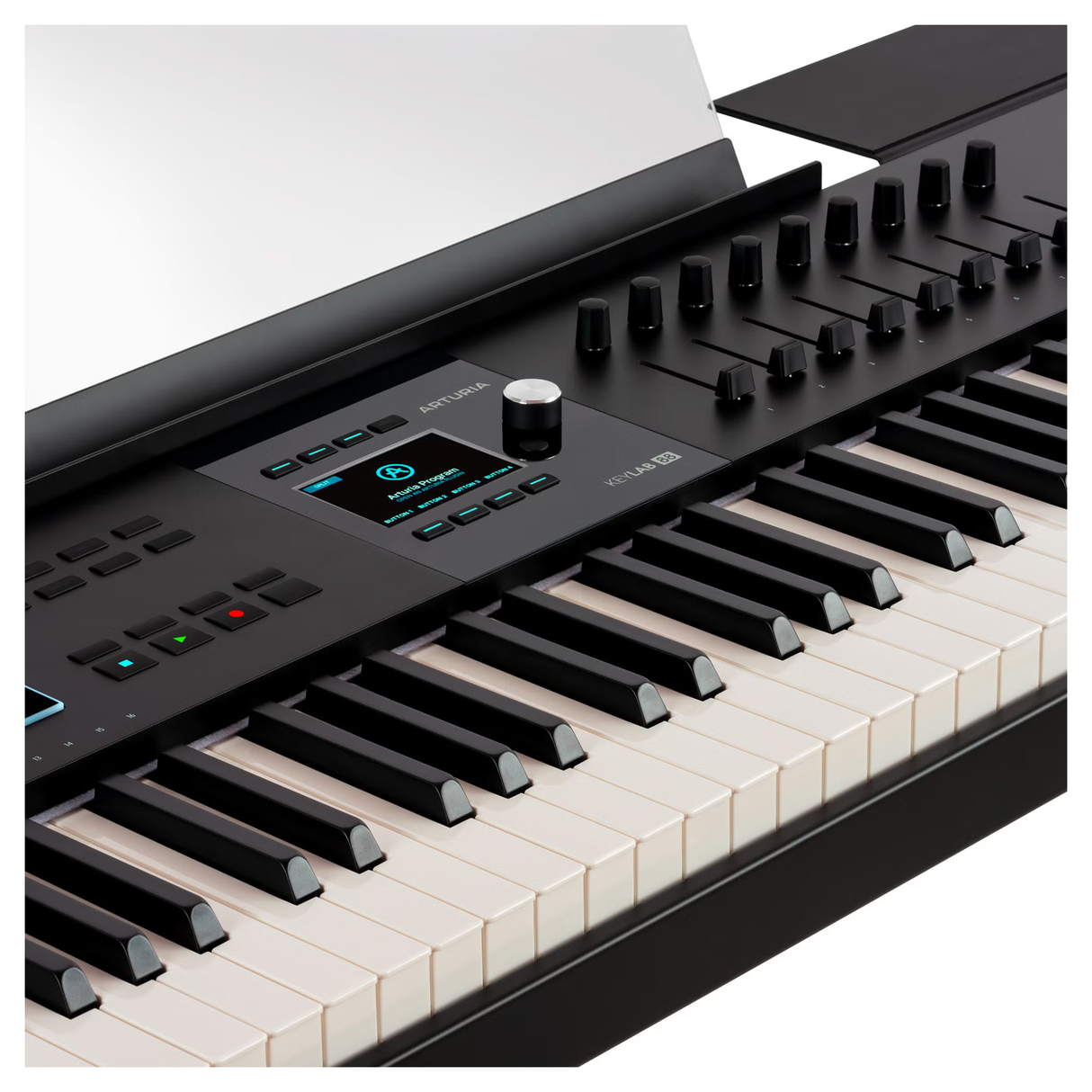 Arturia KeyLab 88 mk3 Black – USB/MIDI keyboard 88 hammer-action toetsen en DAW-integratie
