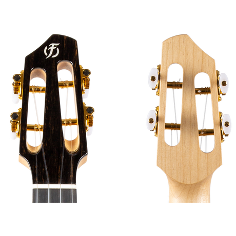Flight A10QM A10 Volmassief Tenor Ukulele - Gequilte Esdoorn Blauw