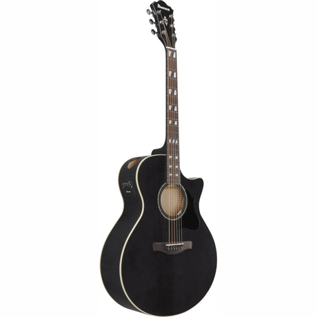 Ibanez AE170 TBK elektrisch akoestische westerngitaar Transparent Black