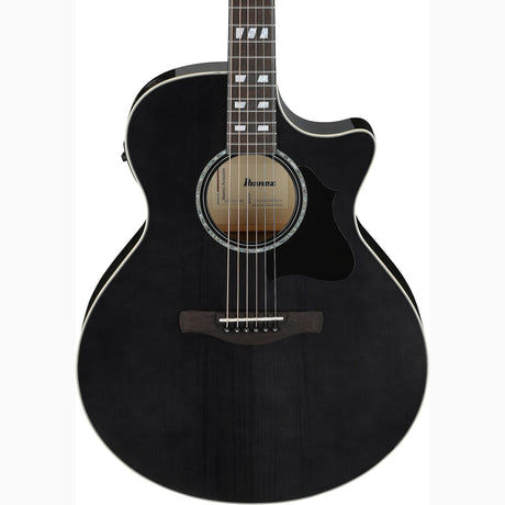 Ibanez AE170 TBK elektrisch akoestische westerngitaar Transparent Black