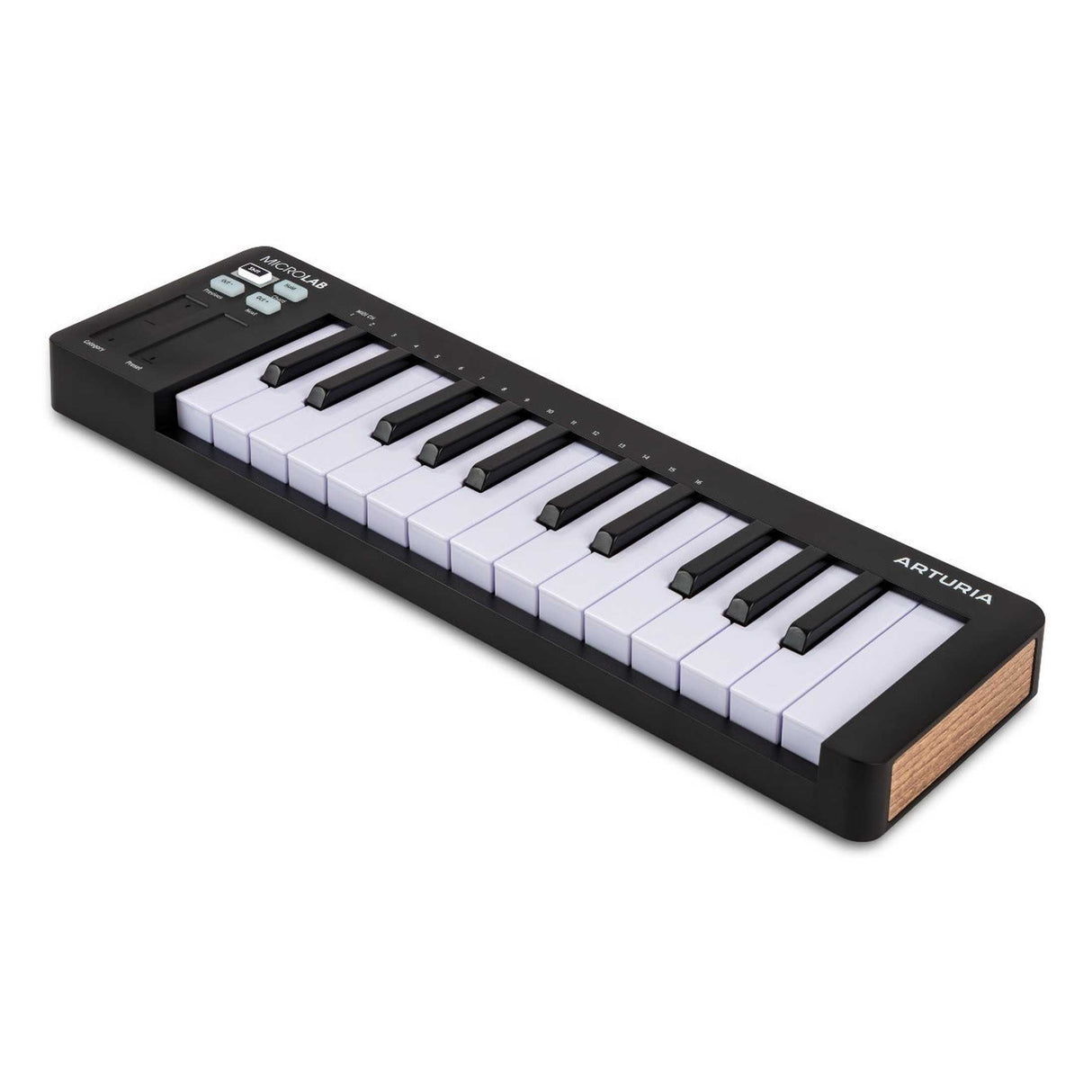 Arturia MicroLab mk3 Black – Compact USB/MIDI keyboard met 25 toetsen en touch-strips