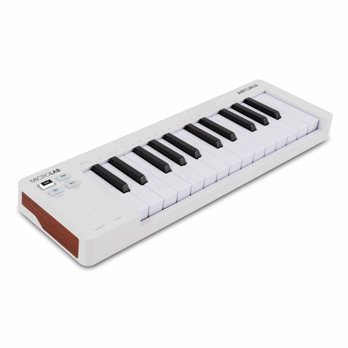 Arturia MicroLab mk3 White – Compact USB/MIDI keyboard met 25 toetsen en touch-strips