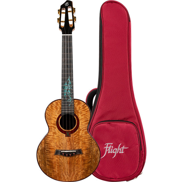 Flight ALMA10MM A10 Volmassief Tenor Ukulele - Mango