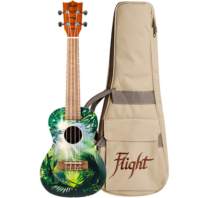 Flight ALMAUC33JNG AUC33 Art Concert Ukulele - Jungle