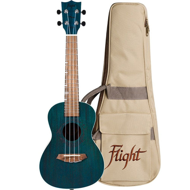 Flight ALMDUC380T Gemstone DUC380 Concert Ukulele - Topaz