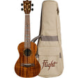 Flight ALMDUC445 DUC445 Concert Acacia Ukulele Met Tas