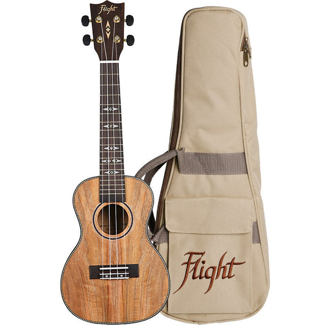 Flight ALMDUC450 DUC450 Mango Concert Ukulele Met Tas