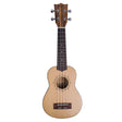 Flight ALMDUS320 DUS320 sopraan Ukulele - Zebrawood B&S Met Tas